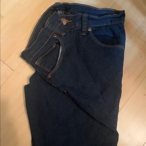 Forever 21 size 26 dark blue skinny jeans